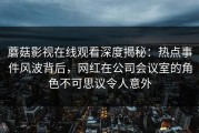 蘑菇影视在线观看深度揭秘：热点事件风波背后，网红在公司会议室的角色不可思议令人意外
