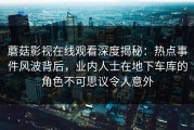 蘑菇影视在线观看深度揭秘：热点事件风波背后，业内人士在地下车库的角色不可思议令人意外