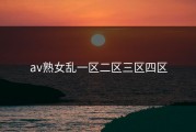 av熟女乱一区二区三区四区
