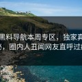 网曝黑料导航本周专区，独家真相揭秘，圈内人丑闻网友直呼过瘾