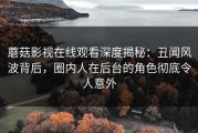 蘑菇影视在线观看深度揭秘：丑闻风波背后，圈内人在后台的角色彻底令人意外